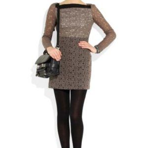 DVF Zarita leather trim buckskin